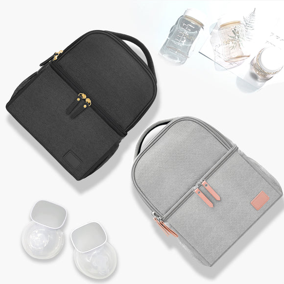 Olive & Cloud Breast Pump Bag with Cooler
