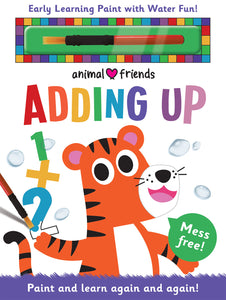 Animal Friends Early Learning Magic Water Coloring Books