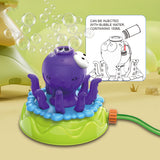 Little Fat Hugs Octopus Sprinkler with Bubbles