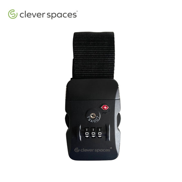 Clever Spaces 3-Dial Combo Lock Luggage Strap