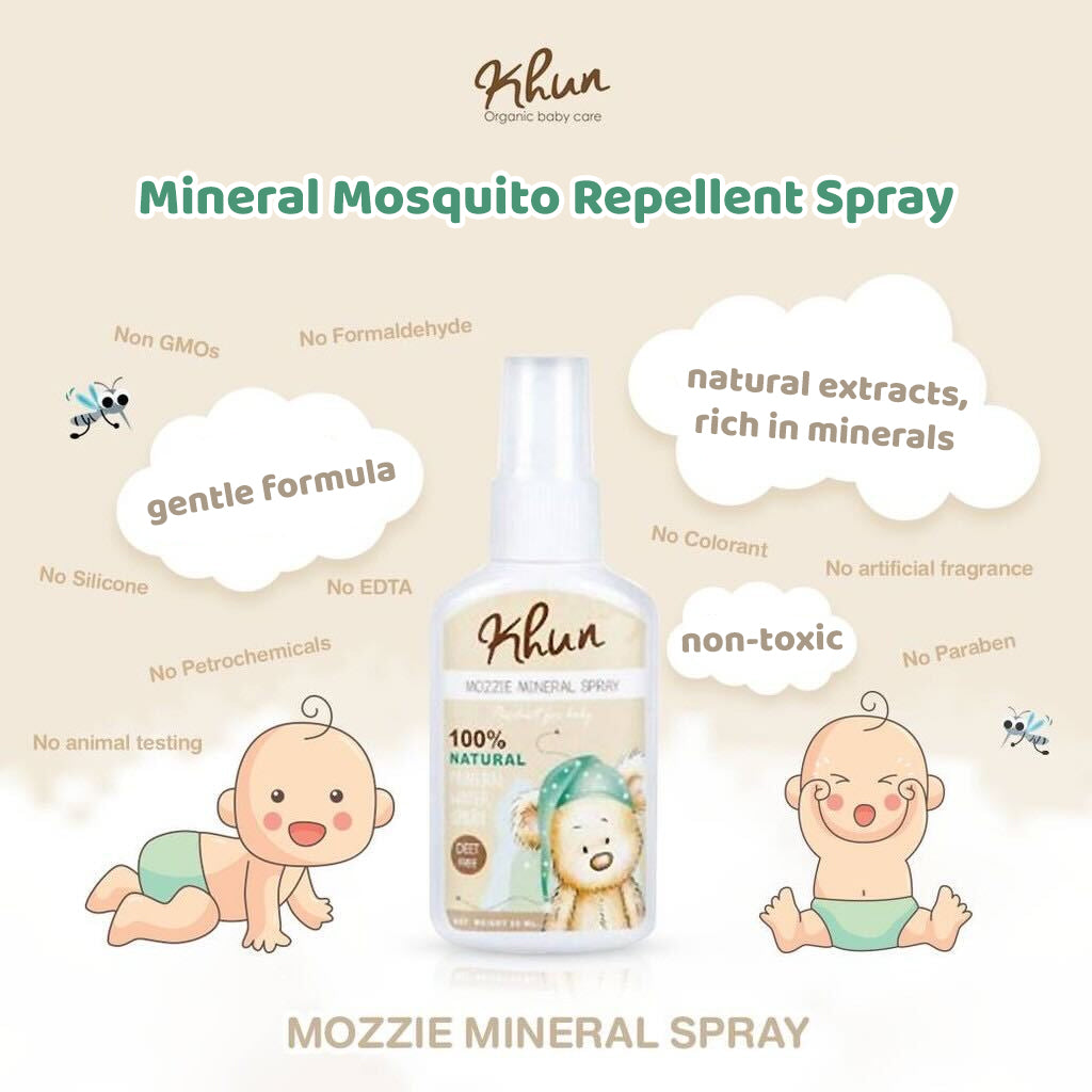 Khun Mozzie AntiMosquito Repellent Mineral Spray Baby Hub Philippines