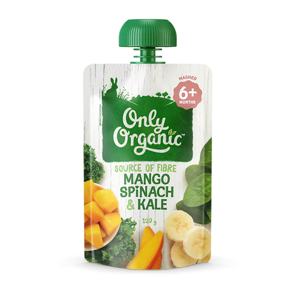 Only Organic Mango Spinach Kale 6mos+