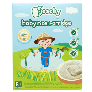 Peachy Baby Rice Porridge