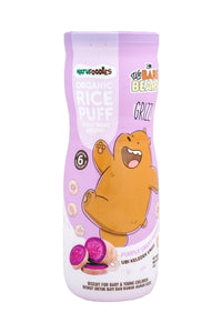 Natufoodies Oragnic Rice Puff We Bare Bears 6m+