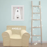 Olive & Cloud Personalized Kids Sofa Chair
