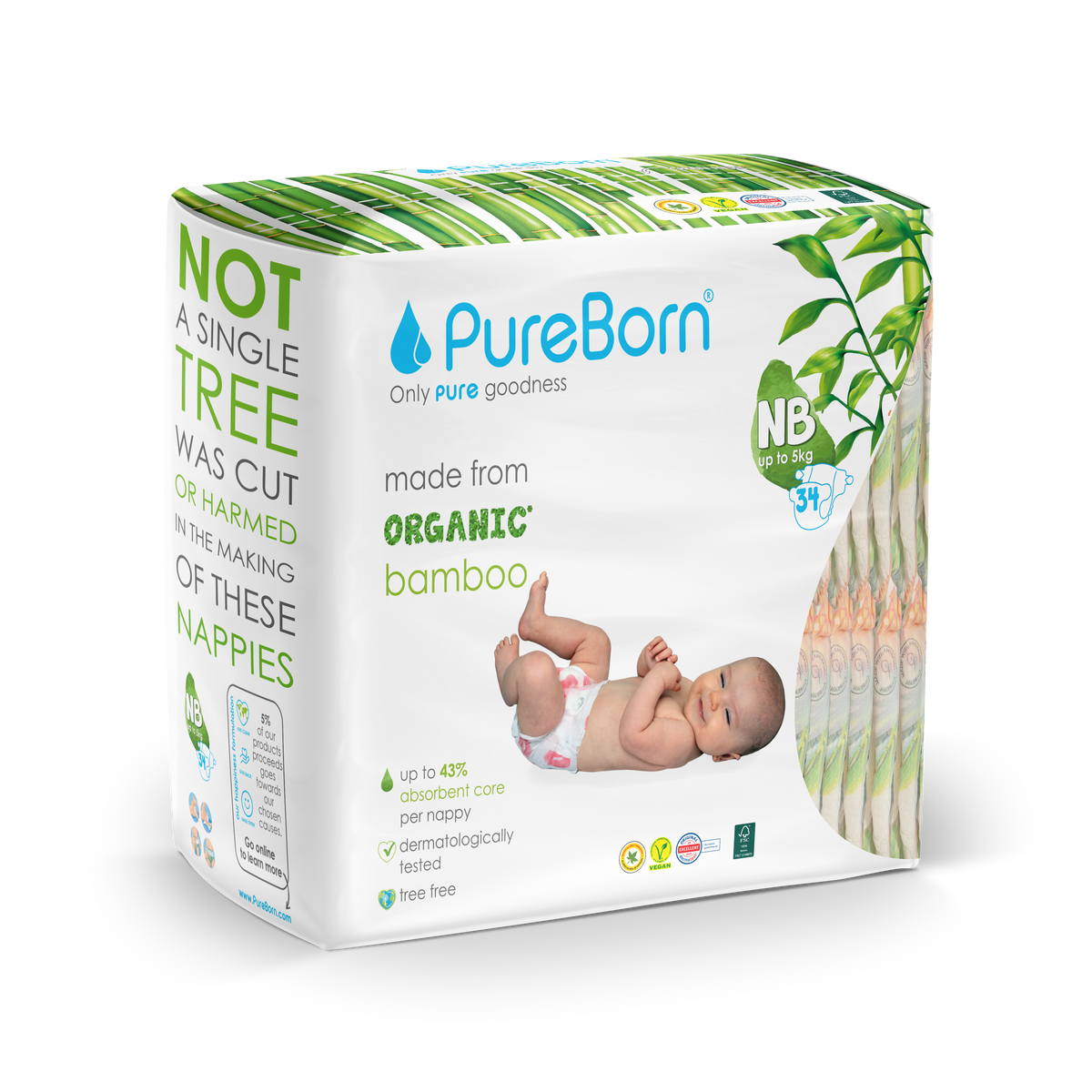 PureBorn Bamboo Diapers Baby Hub Philippines