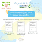 Happy Noz Kids Anti Bac Organic Onion Sticker