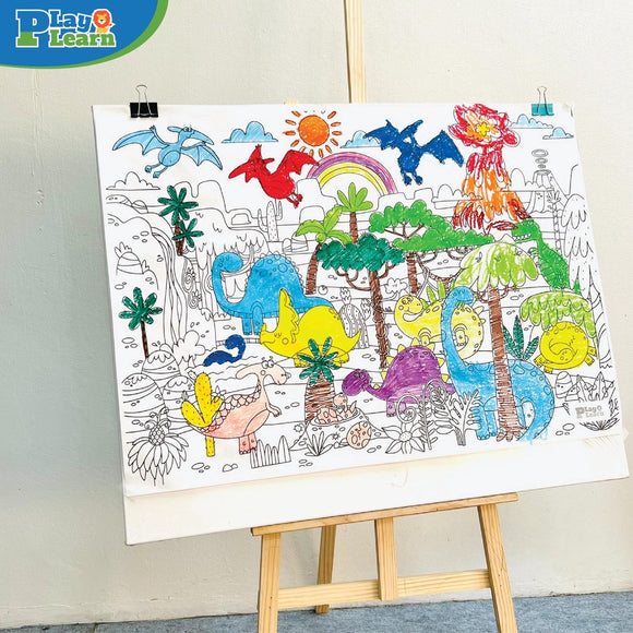 Play Plearn Kid Jumbo Coloring Poster