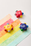 Flower Monaco Pocket Crayons 6-in-1 (Set of 3)