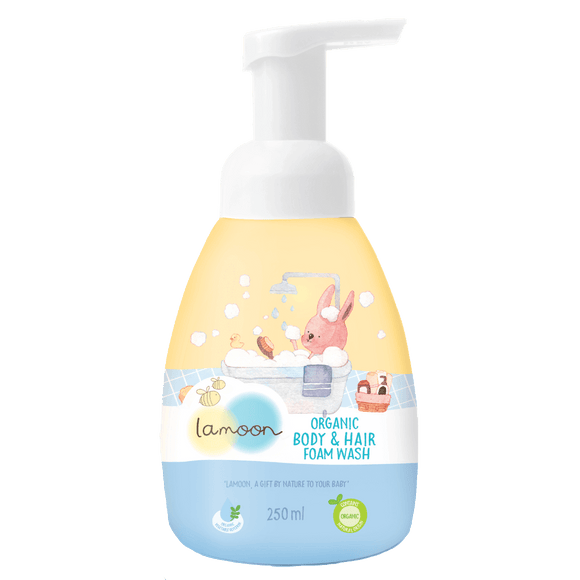 Lamoon Organic Body & Hair Foam Wash 250ml