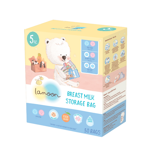 Lamoon Breast Milk Storage Bag 5oz (30s)