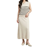Artse MNL Stripe Zip Top and Skirt Set
