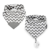 BooginHead Bandana Teether & Pacifier Holder Bib 2-Pack