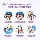 Tiny Nose Saline Wet Wipes (Grape)