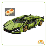 Kiddora Green LR Supercar Bricks with Remote Control