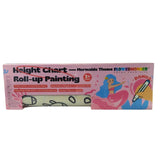 Flower Monaco Height Chart Roll-Up Painting