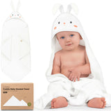 KeaBabies Cuddle Baby Hooded Towel