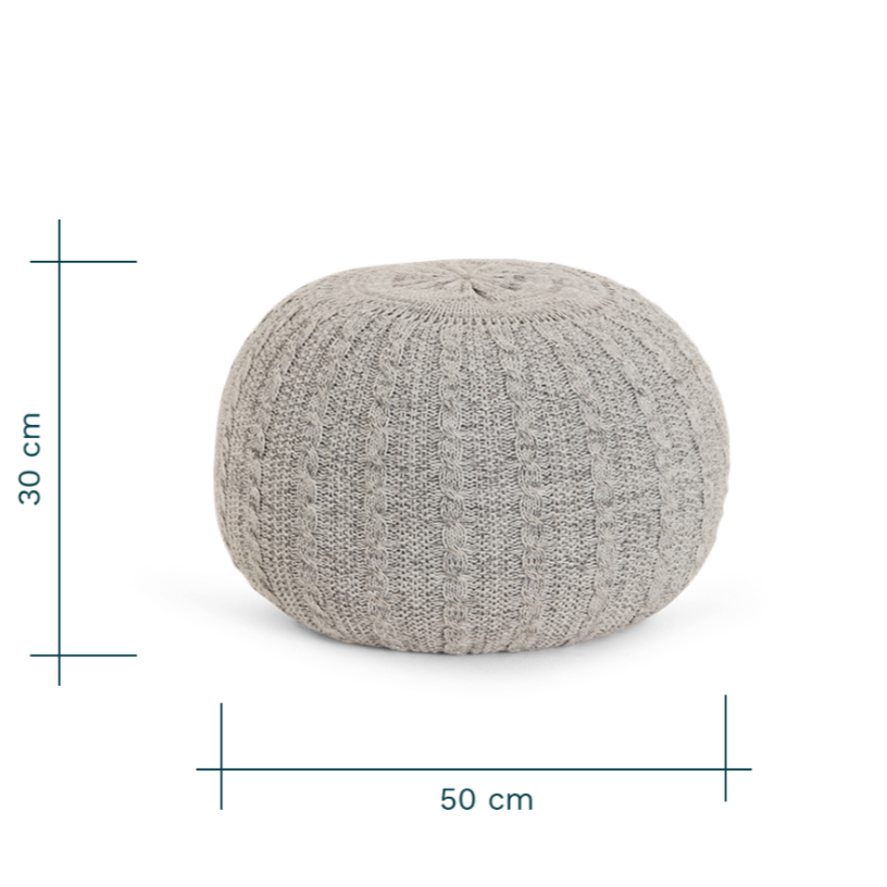 Tutti bambini knitted pouffe sale