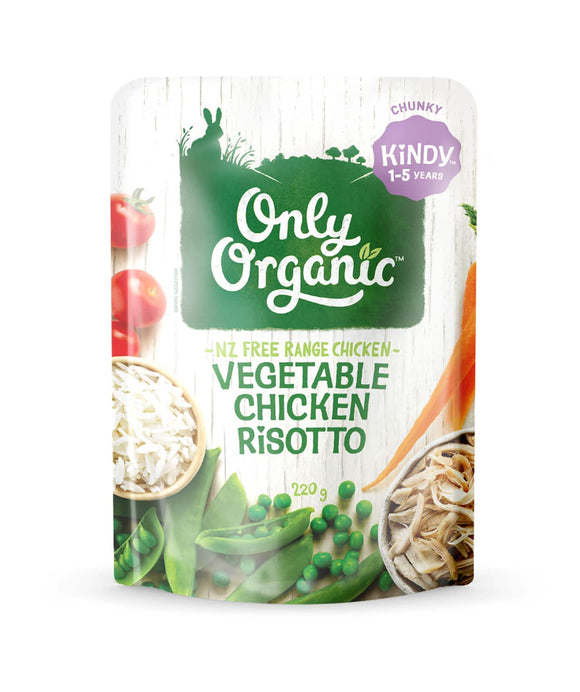 Only Organic Vegetable Chicken Risotto 12mos+