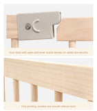 Olive and Cloud Wooden Playpen