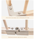 Olive and Cloud Wooden Playpen