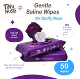 Tiny Nose Saline Wet Wipes (Grape)