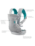 Infantino Flip 4-in-1 Light & Airy Convertible Carrier