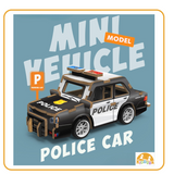 Kiddora 3D Wood Car Puzzle with Pullback Action