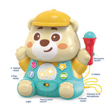 Little Fat Hugs Karaoke Bear Microphone Toy