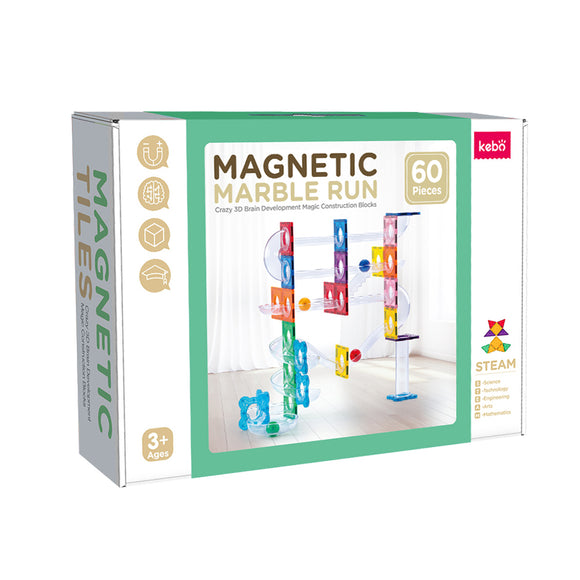 Playdate Kebo Marble Run 60 Pieces