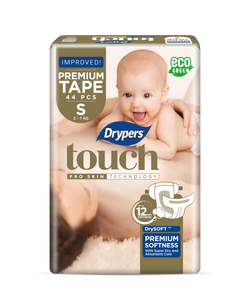 Drypers Premium Touch Tape Diapers