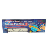 Flower Monaco Height Chart Roll-Up Painting