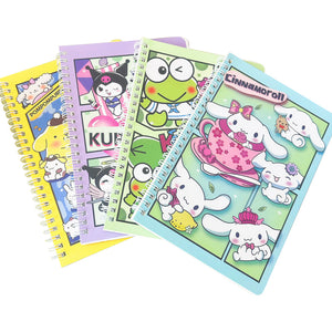 Sanrio A5 Notebooks (Set of 4)