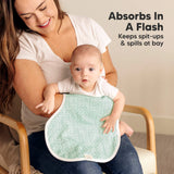 KeaBabies 4-Pack Hallo Burp Cloth