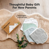 KeaBabies 4-Pack Hallo Burp Cloth