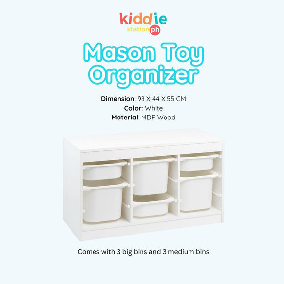 Kiddie Station Mason Toy Shelf Organizer