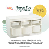 Kiddie Station Mason Toy Shelf Organizer