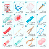 Kids Medical Kit Wooden Bucket Set