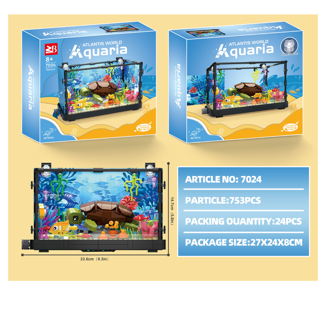 Kiddora Atlantis World Aquaria: Sea Turtle Bricks – Baby Hub Philippines