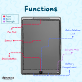 Lunabebe Jumbo Multi-Color LCD Writing Board