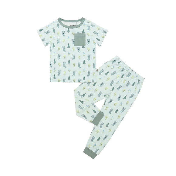 Bamberry Pajama Set - Woodland Friends