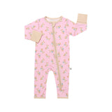 Bamberry Zippered Romper - Woodland Friends