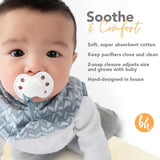 BooginHead Bandana Teether & Pacifier Holder Bib 2-Pack