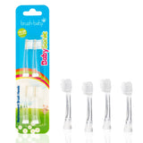 Brush Baby Replacement Baby Sonic Electric Toothbrush Heads (4 Pack)