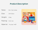 Mini Kitchen Wooden Set
