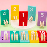 Children Digital Numerical Wooden Plunger