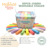 Matmat Lulu Jumbo Outdoor Washable Chalks