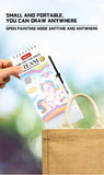 Watercolor Coloring Book Bookmark