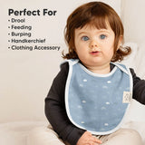 KeaBabies 8-Pack Halo Drool Bib