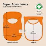 KeaBabies 8-Pack Halo Drool Bib